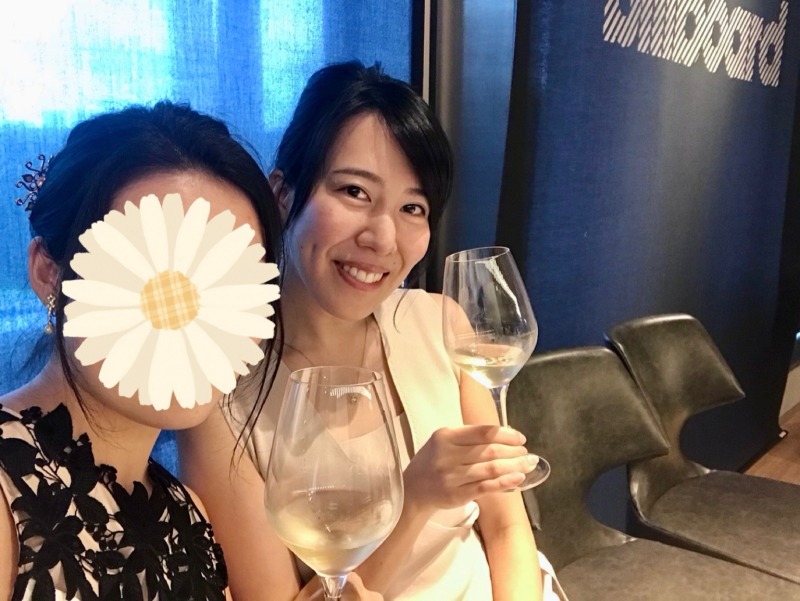 ワインを楽しむひととき。